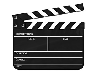 Obraz premium Clapboard isolated