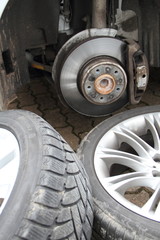 Reifen im Hochformat