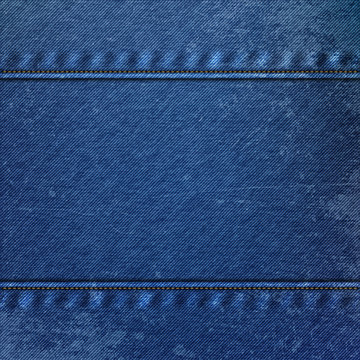 Realistic Denim blue Cloth Texture