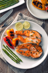 Roasted Salmon