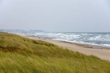 Küstenlandschaft im Ostseebad Dahme, Ostholstein, Deutschland