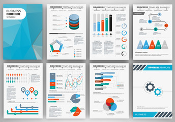 Creative infographic set