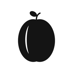 Plum simple icon