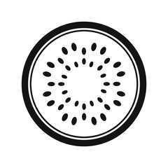Sliced watermelon simple icon