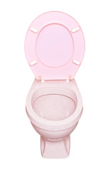 Pink Toilet Bowl