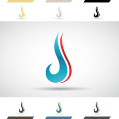 Logo Shapes and Icons of Letter J