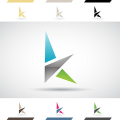 Logo Shapes and Icons of Letter K