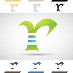 Logo Shapes and Icons of Letter R