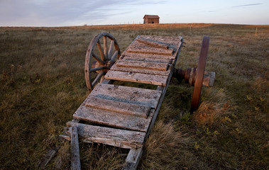 Fototapeta premium Ghost Town Galilee Saskatchewan