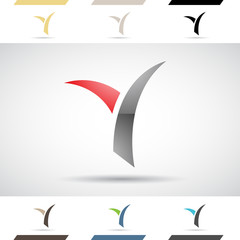 Logo Shapes and Icons of Letter Y