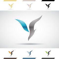 Logo Shapes and Icons of Letter Y