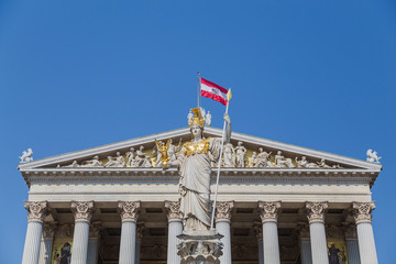 Fototapeta premium Part of the Austrian Parliament