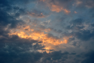 colorful clouds