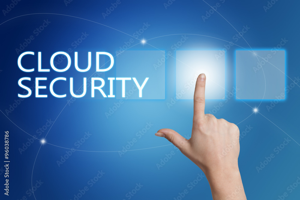 Wall mural Cloud Security