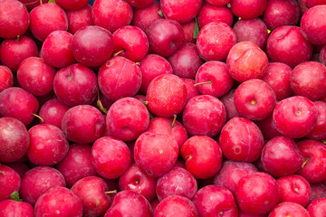 ciruelas rojas