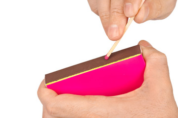 Obraz premium Hand with matches