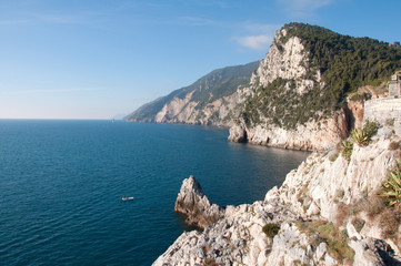 Portovenere- vista dalla chiesa di S. Pietro