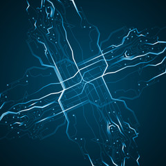 Circuit board background