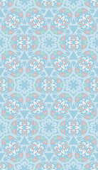 blue winter abstract seamless background