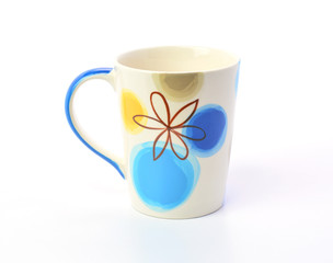ceramic mug on a white background