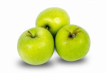 green apple isolated