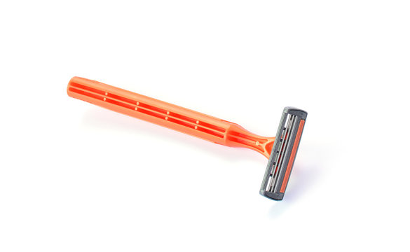 recommend clip art: Disposable shaving razor isolated on white background