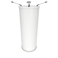 Trade show booth column