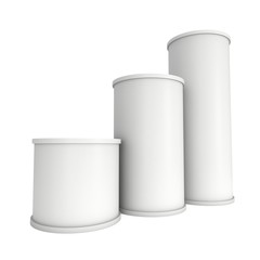 Trade show booth column