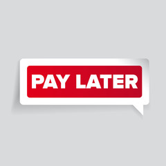 Pay later label vector