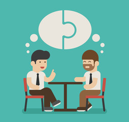 Businessman relationship