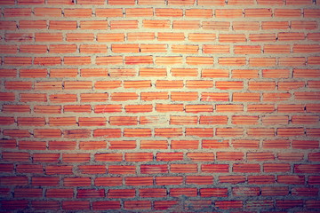 Fototapeta na wymiar Brick walls retro color