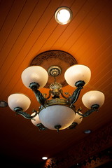 Beautiful luxury light lamp decor glowing
