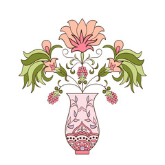 floral bouquet in vase