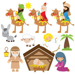 Nativity vector illustration