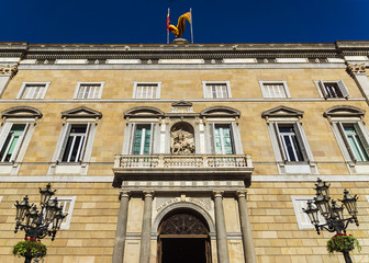Fototapeta na wymiar Palau de la Generalitat de Catalunya, Barcelona
