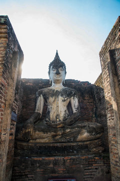 Sukhothai historical park,the old town in Sukhothai province,Tha