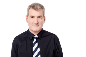 Handsome mature business manager