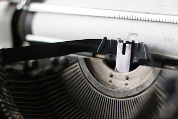 retro typewriter