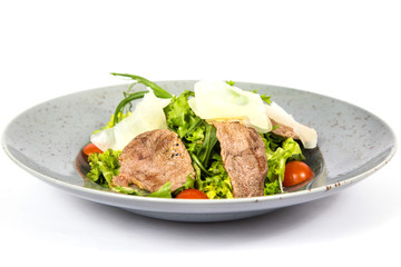 salad with meat