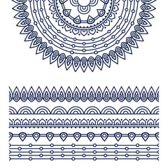 Vector ethnic mandala