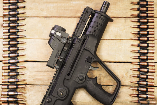 gun and ammunition for mashine guns