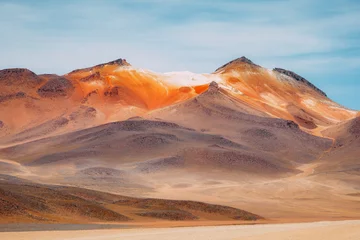 Schilderijen op glas Colored Mountains -  Eduardo Avaroa Reserve - Bolivia © jakedow