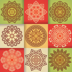 Vector ethnic mandala