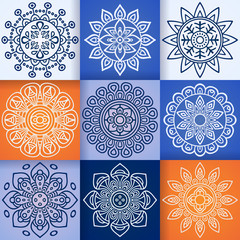 Vector ethnic mandala