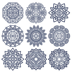 Vector ethnic mandala