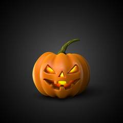 Halloween Pumpkin Jack Lantern. 