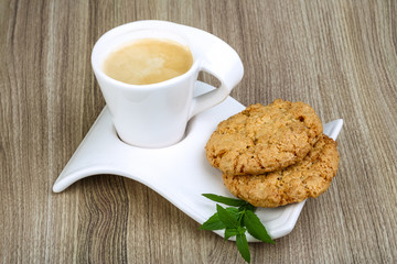 Coffee with pastry