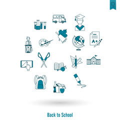 School and Education Icons