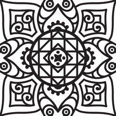 Mandala. Coloring page