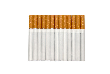 Cigarettes isolated on white background